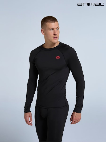 Animal Black Mens Off Piste Thermal Top (AW1290) | £28