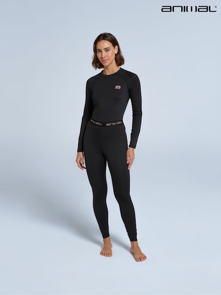 Animal Black Womens Piste Thermal Top (AW1412) | £28