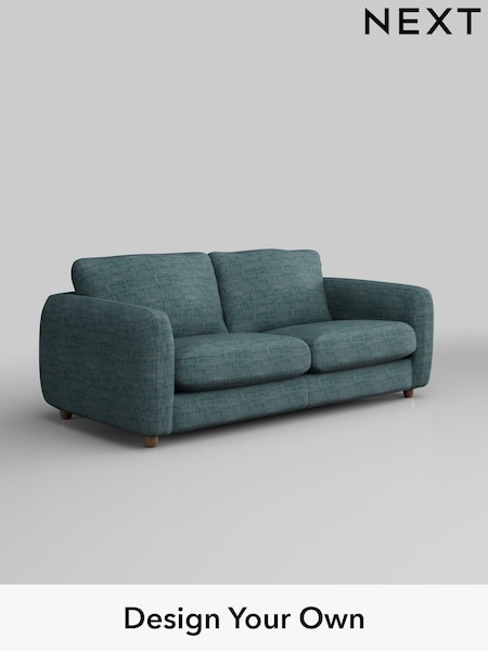 Boucle Weave Easy Clean/Dark Teal Green Aiden (AW1735) | £1,125