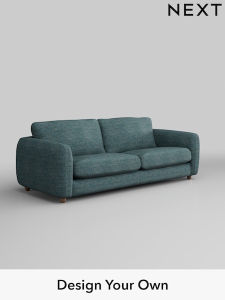 Boucle Weave Easy Clean/Dark Teal Green Aiden (AW1735) | £1,225