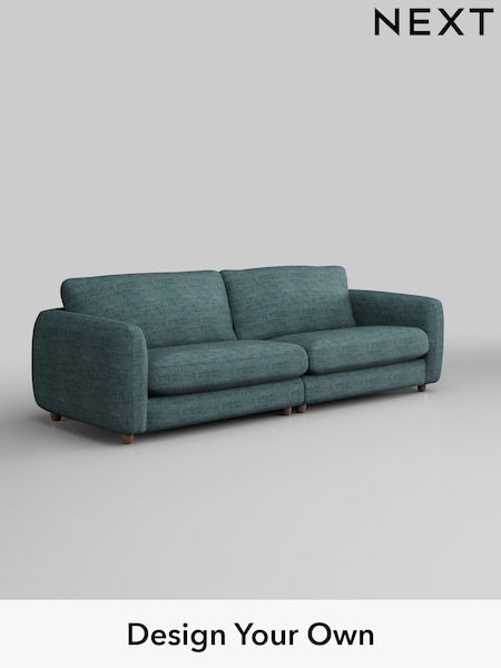 Boucle Weave Easy Clean/Dark Teal Green Aiden (AW1735) | £1,325
