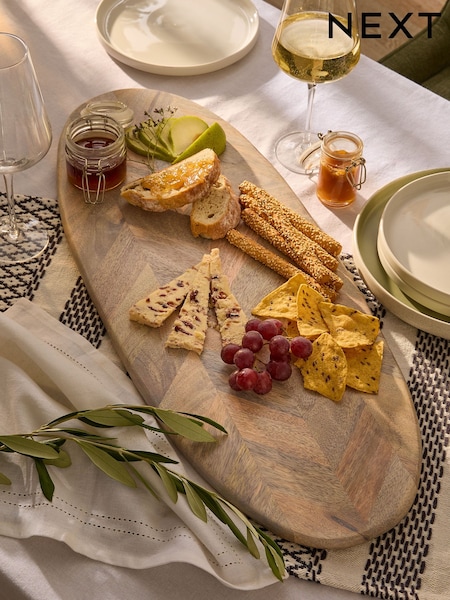 Grey Wood XXL Valencia Serve Board (AW1762) | £28