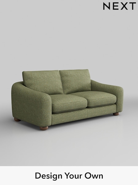 Chunky Boucle Easy Clean/Mid Green Arches (AW1767) | £1,225