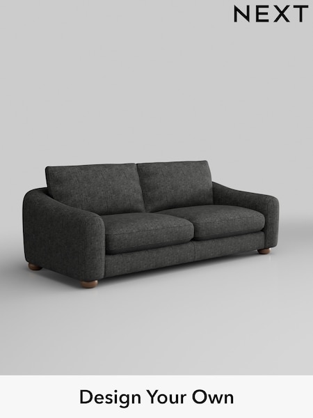 Boucle Weave Easy Clean/Charcoal Grey Arches (AW1768) | £1,225