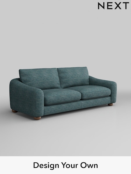 Boucle Weave Easy Clean/Dark Teal Green Arches (AW1771) | £1,225