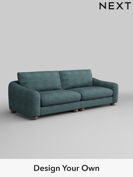 Boucle Weave Easy Clean/Dark Teal Green Arches (AW1771) | £1,325