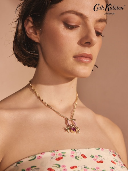 Cath Kidston Gold Tone Horseshoe Necklace (AW1778) | £48