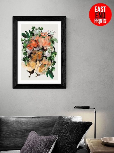 East End Prints Black Magnolia by Dan Hobday (AW1831) | £50 - £130