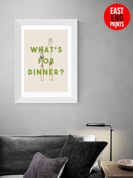 East End Prints White What's For Dinner? by The 13 Prints (AW1853) | £50 - £130