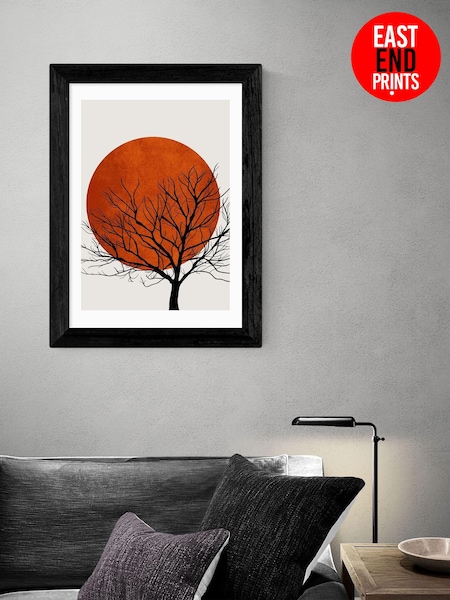 East End Prints Black Warm Winter by Kubistika (AW1862) | £50 - £130