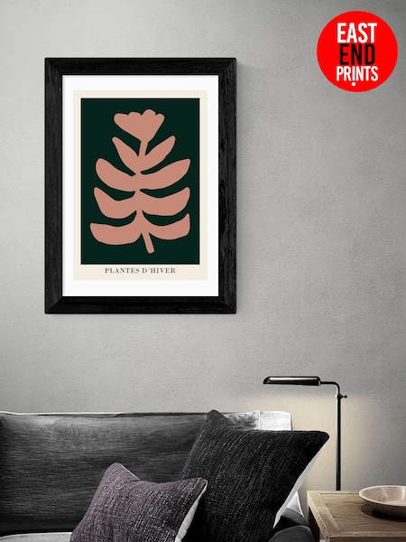 East End Prints Black Plantes d'Hiver Green by Ani Vidotto (AW1869) | £50 - £130