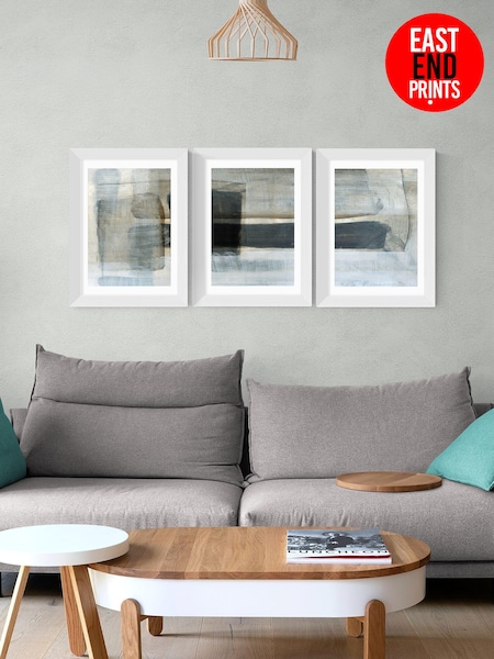 East End Prints White Natural Triptych by Dan Hobday (AW1887) | £140 - £370