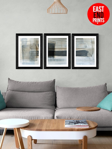 East End Prints Black Natural Triptych by Dan Hobday (AW1889) | £140 - £370