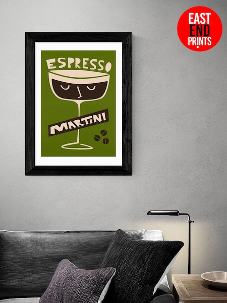 East End Prints Black Espresson Martini by Fox and Velvet (AW1905) | £50 - £130