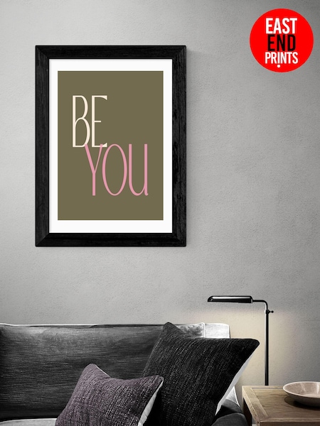 East End Prints Black Be You by Apricot+Birch (AW1923) | £50 - £130