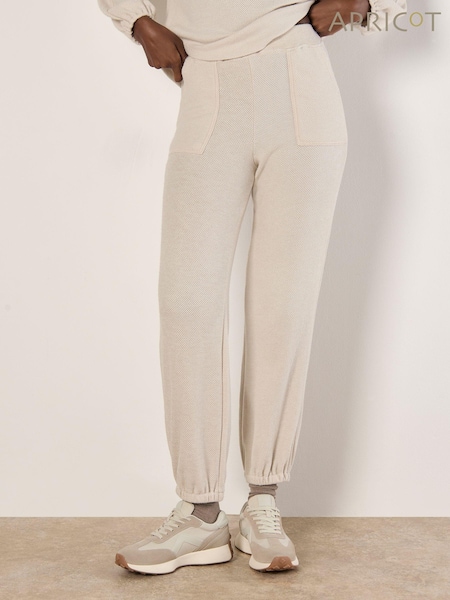 Apricot Natural Patch Pocket Textured Joggers (AW2038) | £35