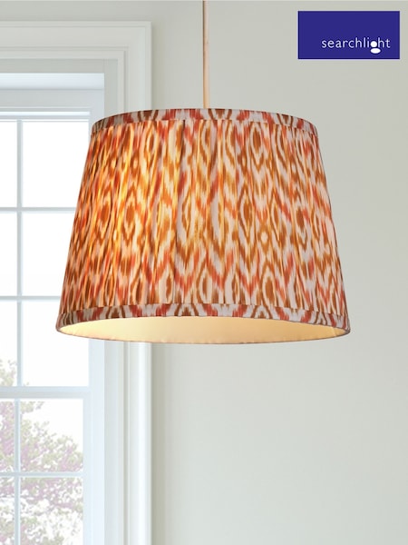 Searchlight Orange Najavo Pleat Shade (AW2098) | £25