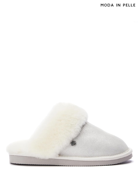 Moda in Pelle Nightfall Shearling Slippers Mules (AW2117) | £59