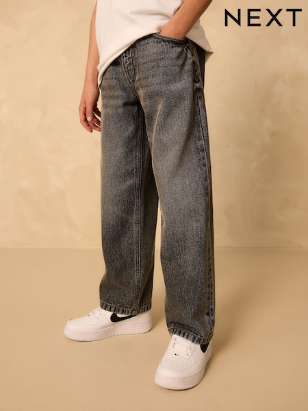 Dark Grey Wide Fit Authentic Jeans (3-16yrs) (AW2143) | £15 - £20