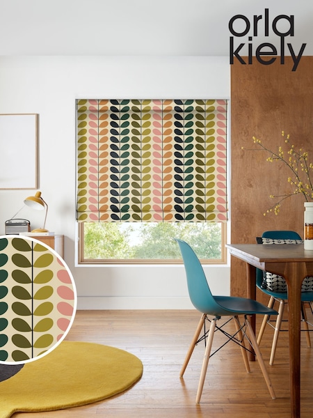 Orla Kiely Multi Duo Made to Measure Roman 100% Cotton Blinds (AW2208) | £79
