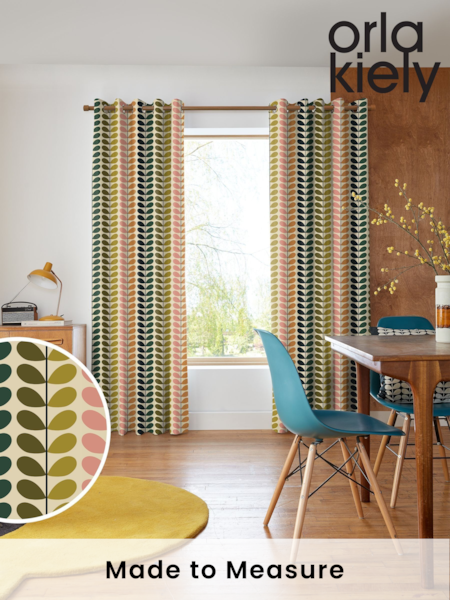 Orla Kiely Multi Duo Multi Made to Measure 100% Cotton Curtains (AW2216) | £91