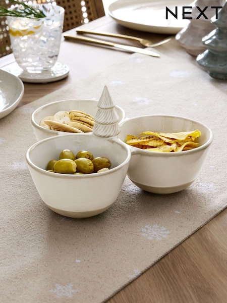 Natural Cosy Christmas Tree Dip Set (AW2330) | £22