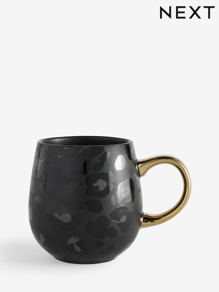 Black Leopard Print Mug (AW2377) | £8.50