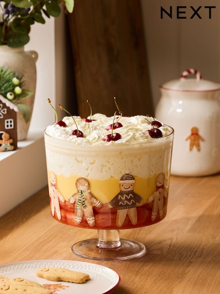 Natural Gingerbread Trifle Bowl (AW2563) | £26