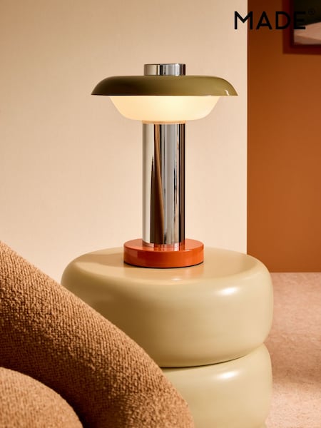 MADE.COM Chrome Eero Table Lamp (AW2674) | £99