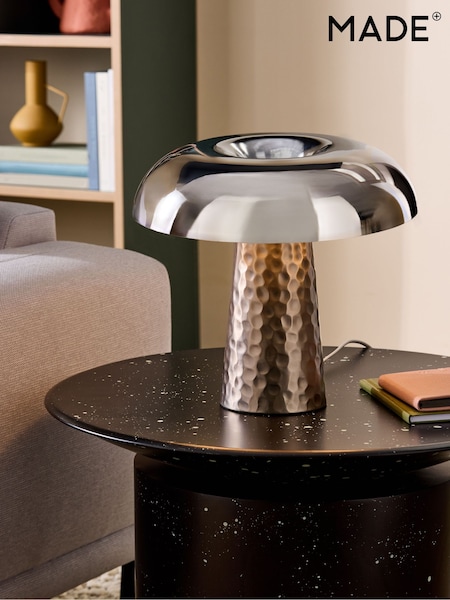 MADE.COM Chrome Deja Table Lamp (AW2676) | £139