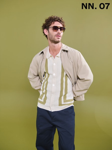 NN.07 Natural Ares Knit Shirt (AW2890) | £185