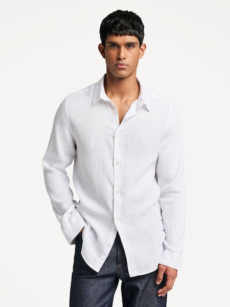 NN.07 White Enzo Shirt (AW2893) | £135