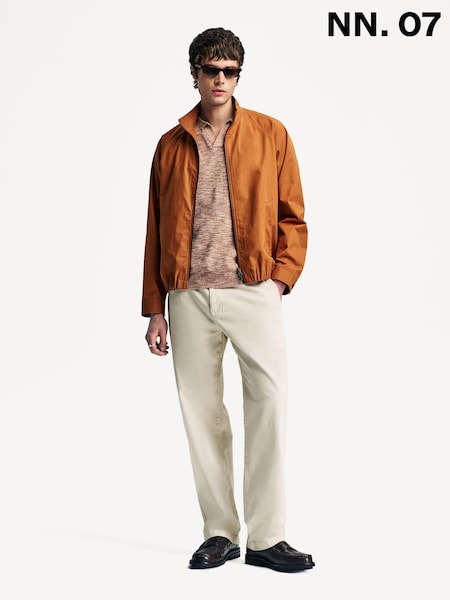 NN.07 Off White Aden Relaxed Leg Trousers (AW2903) | £150