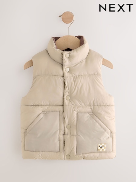 Neutral Padded Gilet (3mths-10yrs) (AW3102) | £18 - £22