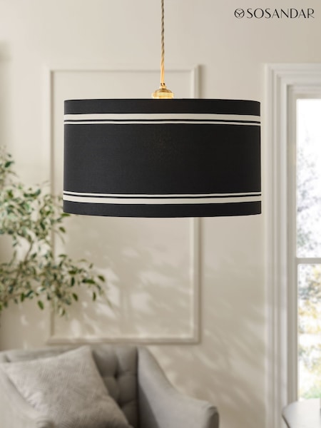 Sosandar Black Easyfit Drum Shade (AW3597) | £50