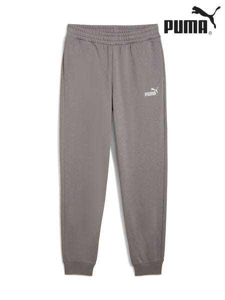 Puma Grey Fleece Cuffed Leg ESS No. 1 Logo Sweatpants (AW3642) | £40