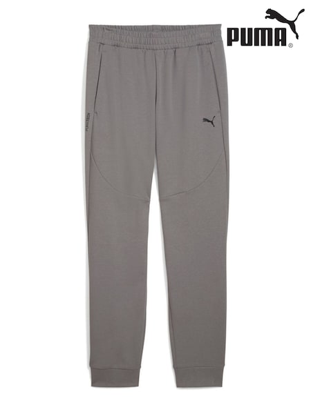 Puma Grey Double Knit Cuffed Leg Joggers (AW3646) | £55