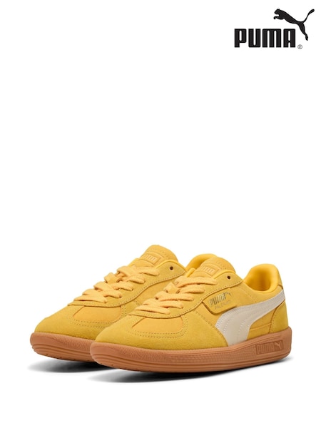 Puma Yellow Palermo Trainers (AW3665) | £75