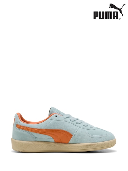 Puma Blue/Orange Palermo Trainers (AW3668) | £75