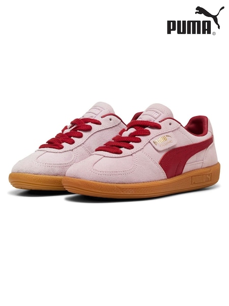 Puma Pink Palermo Trainers (AW3688) | £75