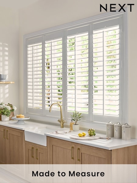 Vivid White Malvern Made to Measure Shutters (AW3797) | £98