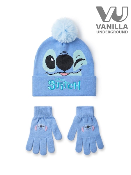Disney Lilo & Stitch Girls Hat & Gloves Set (AW3810) | £16