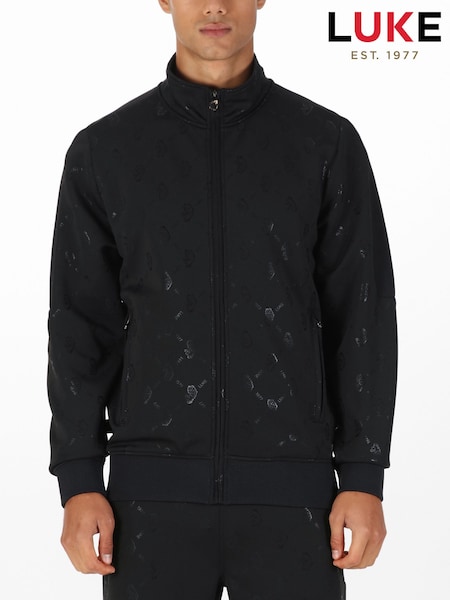 Luke 1977 Ronaldo Zip Black Sweat (AW3862) | £70