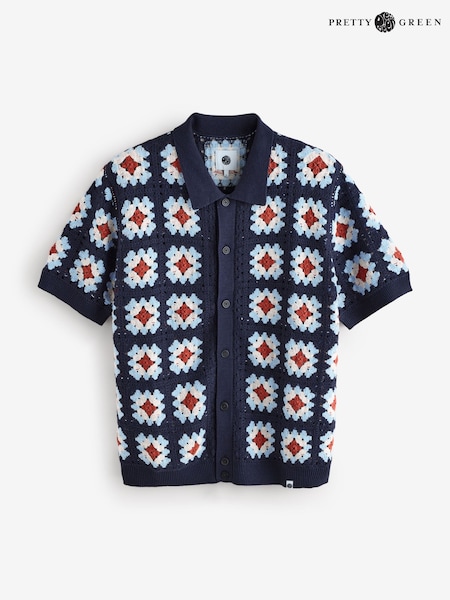 Pretty Green Timperley Geo Short Sleeves Shirt (AW4180) | £85