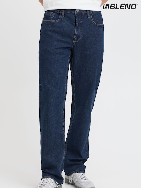 Blend Blue Straight Fit Stretch Denim Jeans (AW4327) | £45
