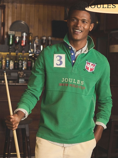 Alpine Green Classic Fit Cotton Polo Shirt (AW4471) | £70
