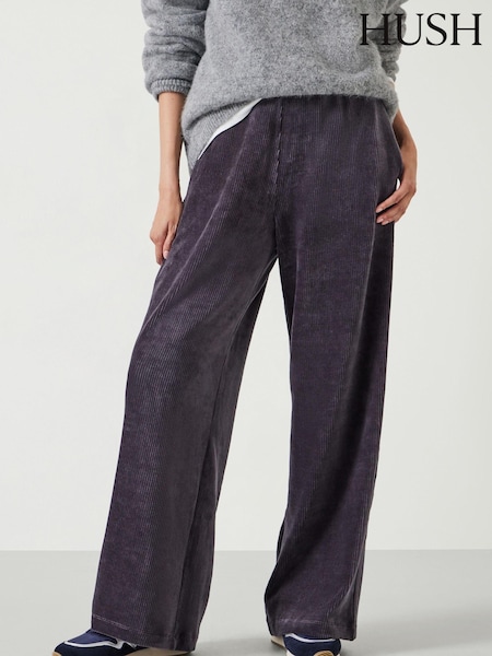Hush Grey Layton Slouchy Cord Joggers (AW4491) | £80
