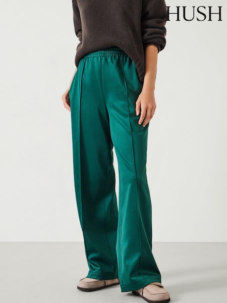 Hush Green Harrison Pintuck Joggers (AW4494) | £75
