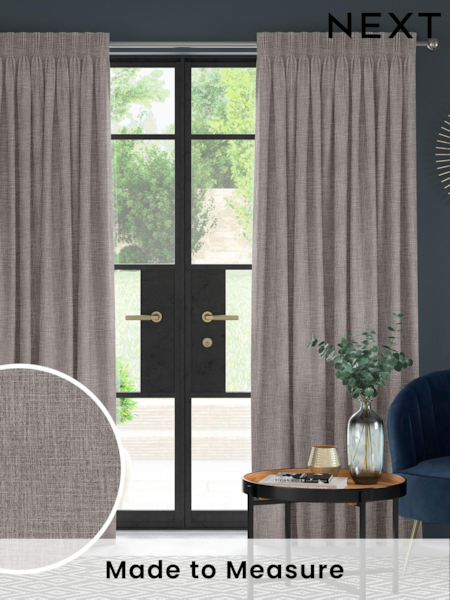 Fog Grey Viam Made to Measure Curtains (AW4532) | £109