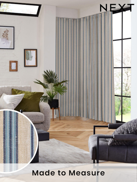 Denim Blue Multa Made to Measure Curtains (AW4536) | £109